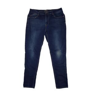 BOOHOO MAN dark‎ wash stretch skinny jeans 34x31